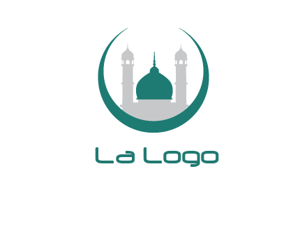 mosque inside the circle swoosh logo