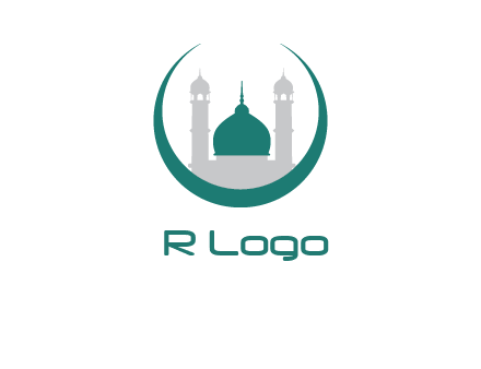 mosque inside the circle swoosh logo