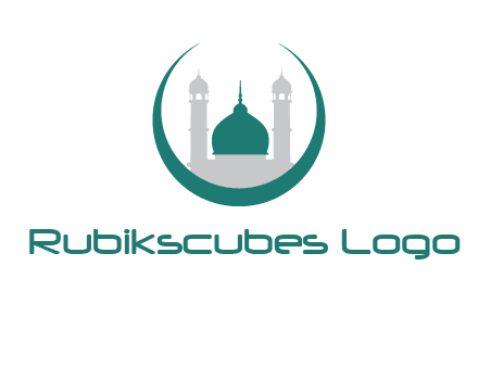 mosque inside the circle swoosh logo