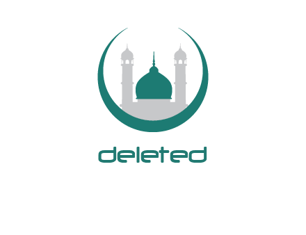 mosque inside the circle swoosh logo