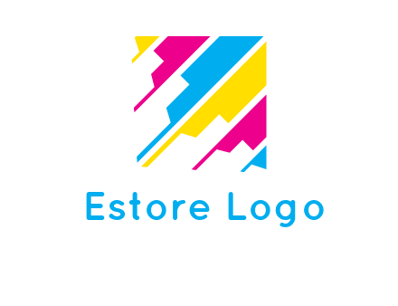 abstract square logo