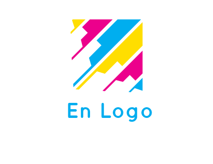 abstract square logo