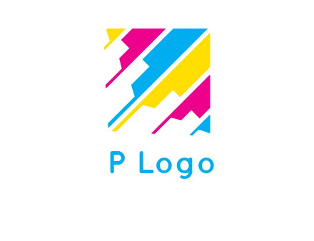 abstract square logo