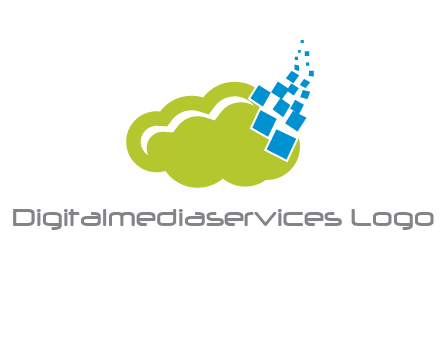 cloud squares  information technology logo