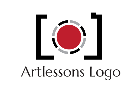 abstract camera logo