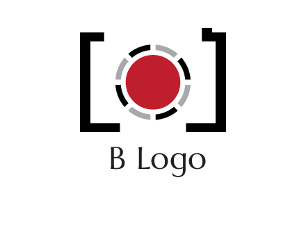 abstract camera logo