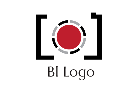 abstract camera logo