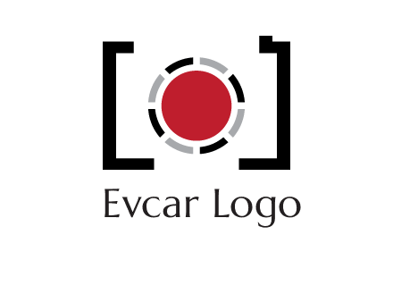 abstract camera logo