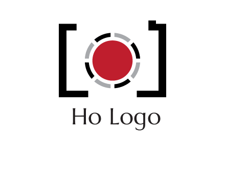 abstract camera logo