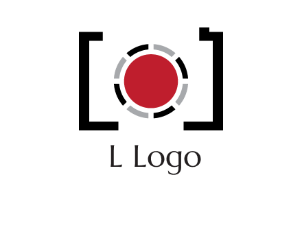 abstract camera logo