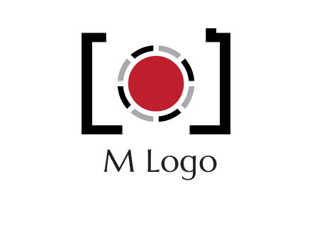 abstract camera logo