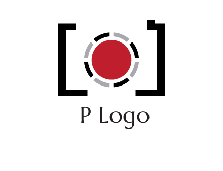 abstract camera logo