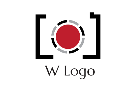 abstract camera logo