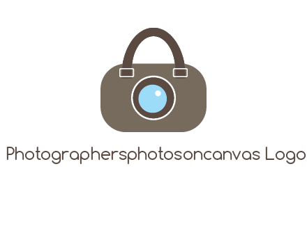 camera lens merged with beg logo