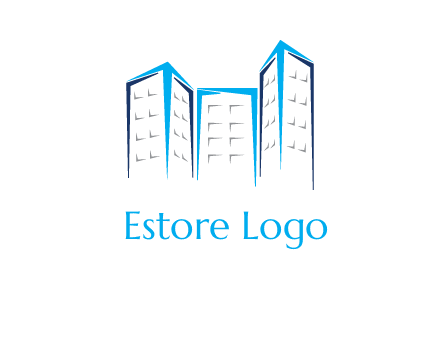 abstract building logo