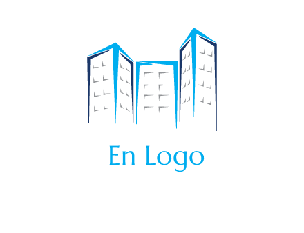 abstract building logo