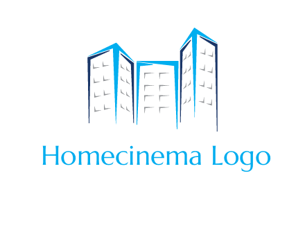 abstract building logo