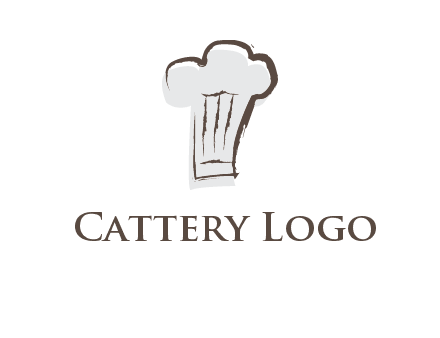 abstract chef cap icon