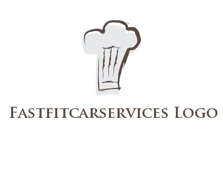 abstract chef cap icon