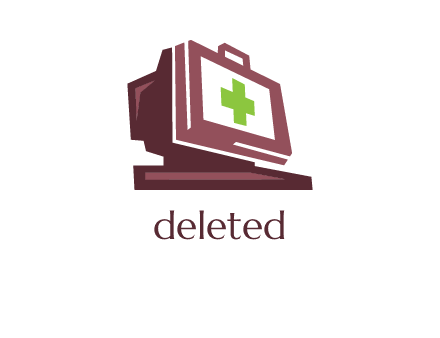 computer merged with medical beg logo