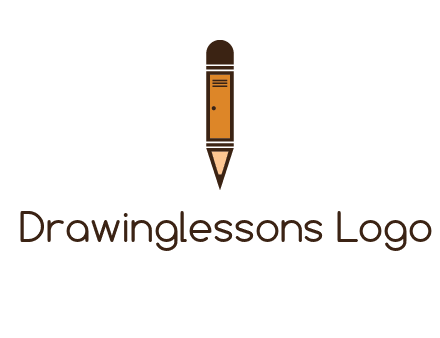 door merged with pencil logo