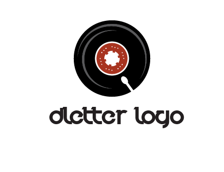 music disk on player logo