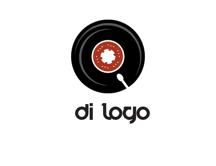 music disk on player logo