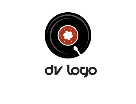 music disk on player logo