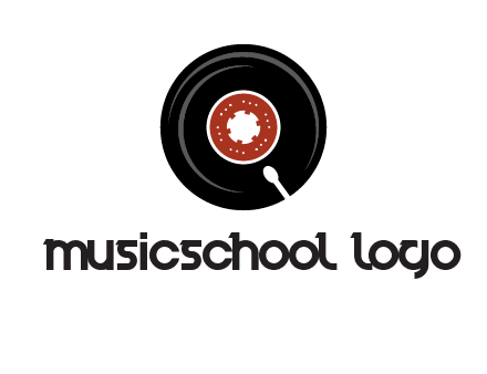 music disk on player logo