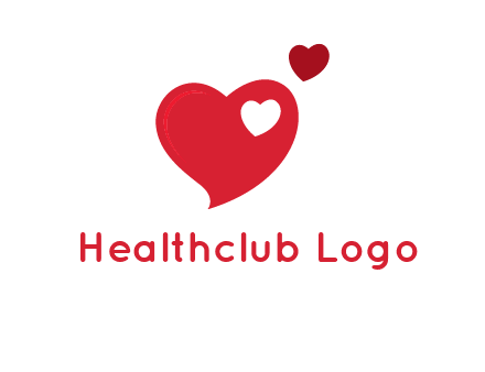 abstract heart logo