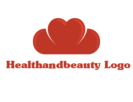 heart shaped cloud logo