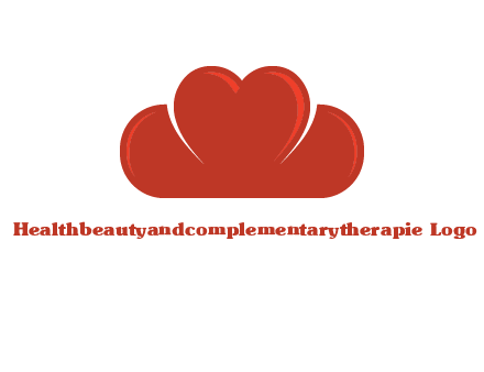 heart shaped cloud logo