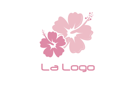 hibiscus flowers logo