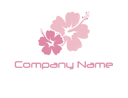 hibiscus flowers logo