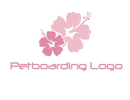 hibiscus flowers logo