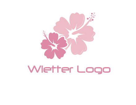 hibiscus flowers logo