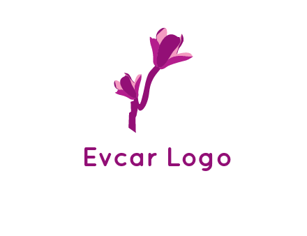 abstract flower logo