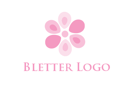 abstract flower logo