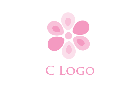 abstract flower logo