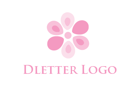 abstract flower logo