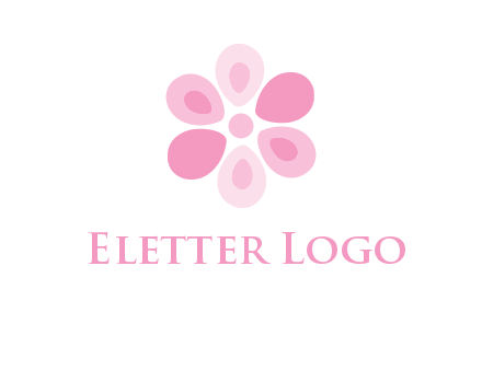 abstract flower logo