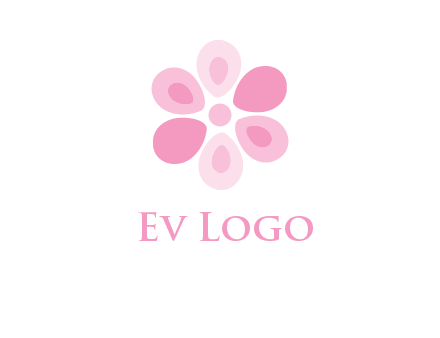 abstract flower logo