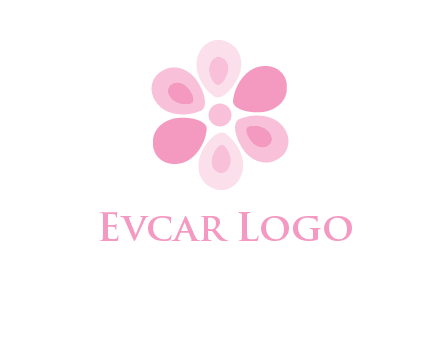 abstract flower logo