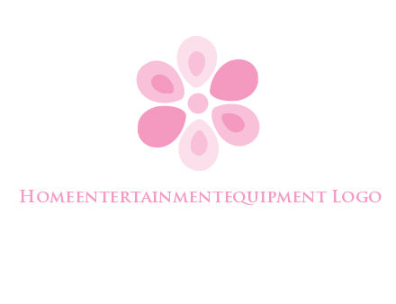 abstract flower logo