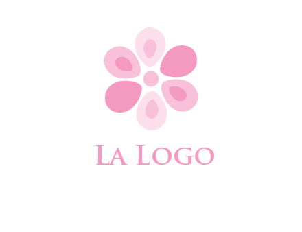 abstract flower logo