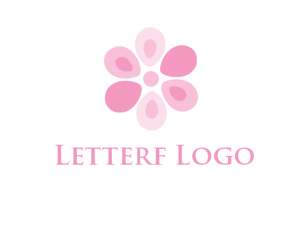 abstract flower logo