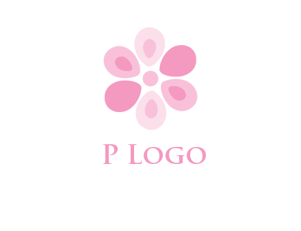 abstract flower logo