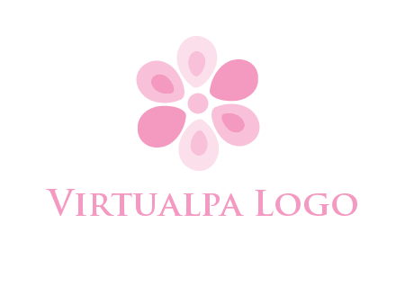 abstract flower logo