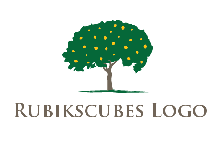 tree with fruits logo