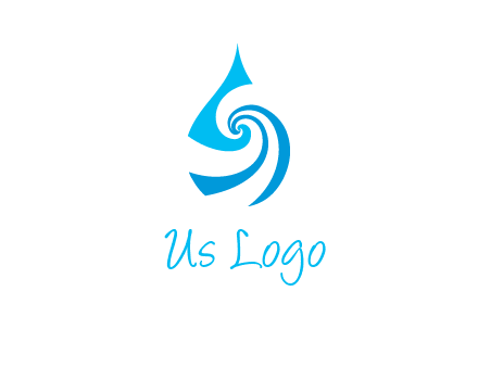 water drop cleaning logo